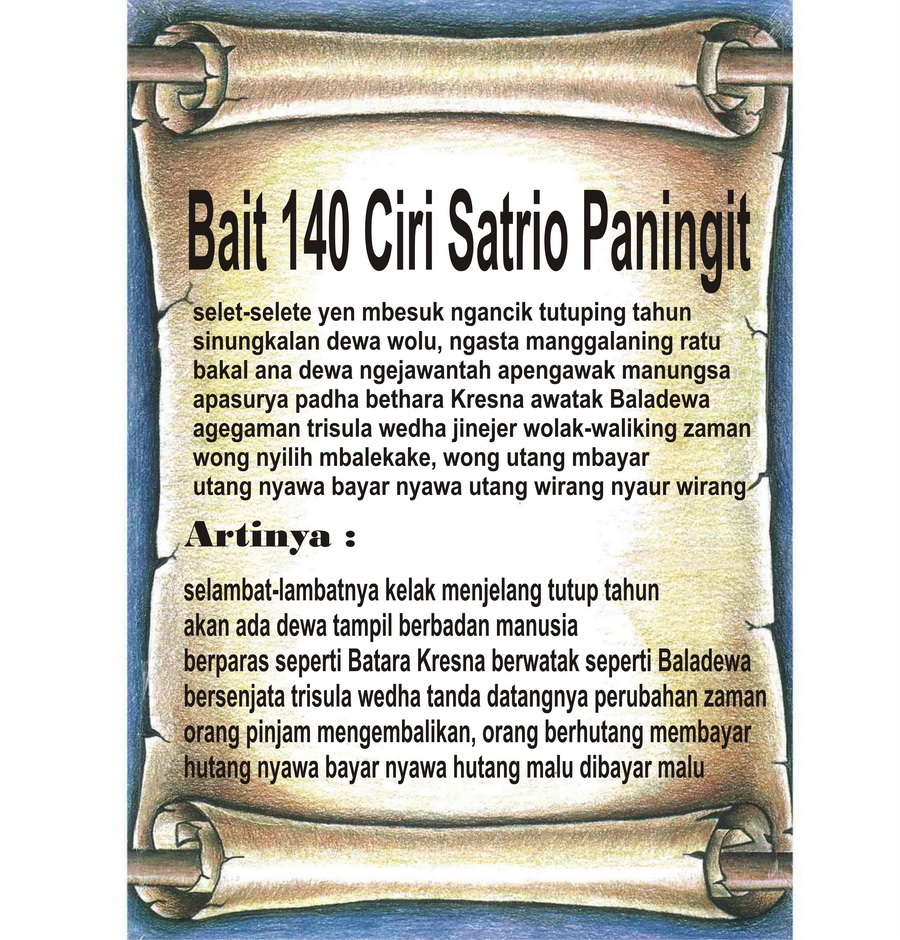 Ciriciri Satrio Piningit CARA INDONESIA BANGKIT