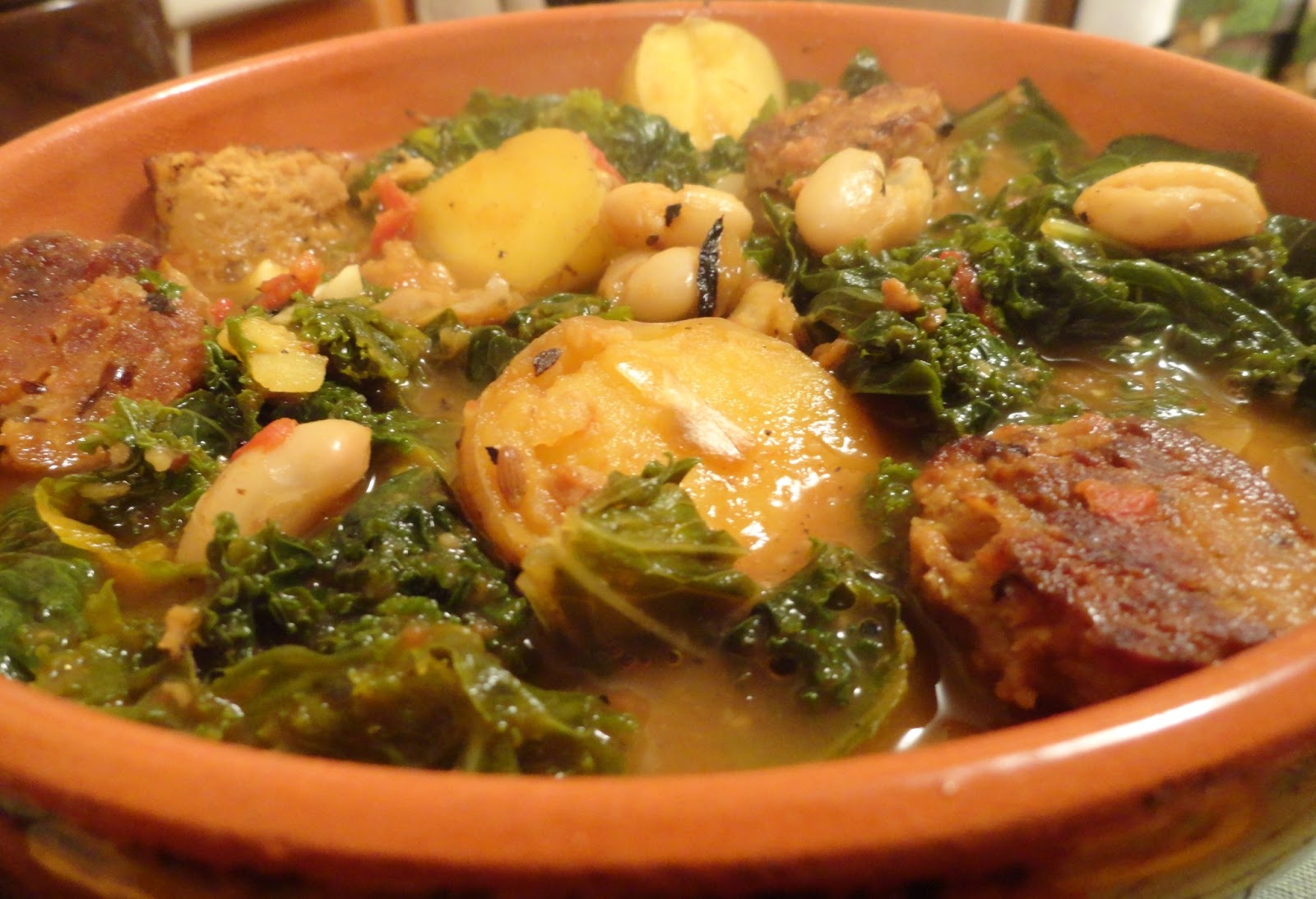 The "V" Word Caldo Verde (Portuguese Kale Soup)