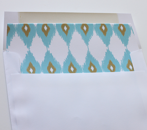 Blush Paperie New Patterned Envelope Liners Ikat & more!