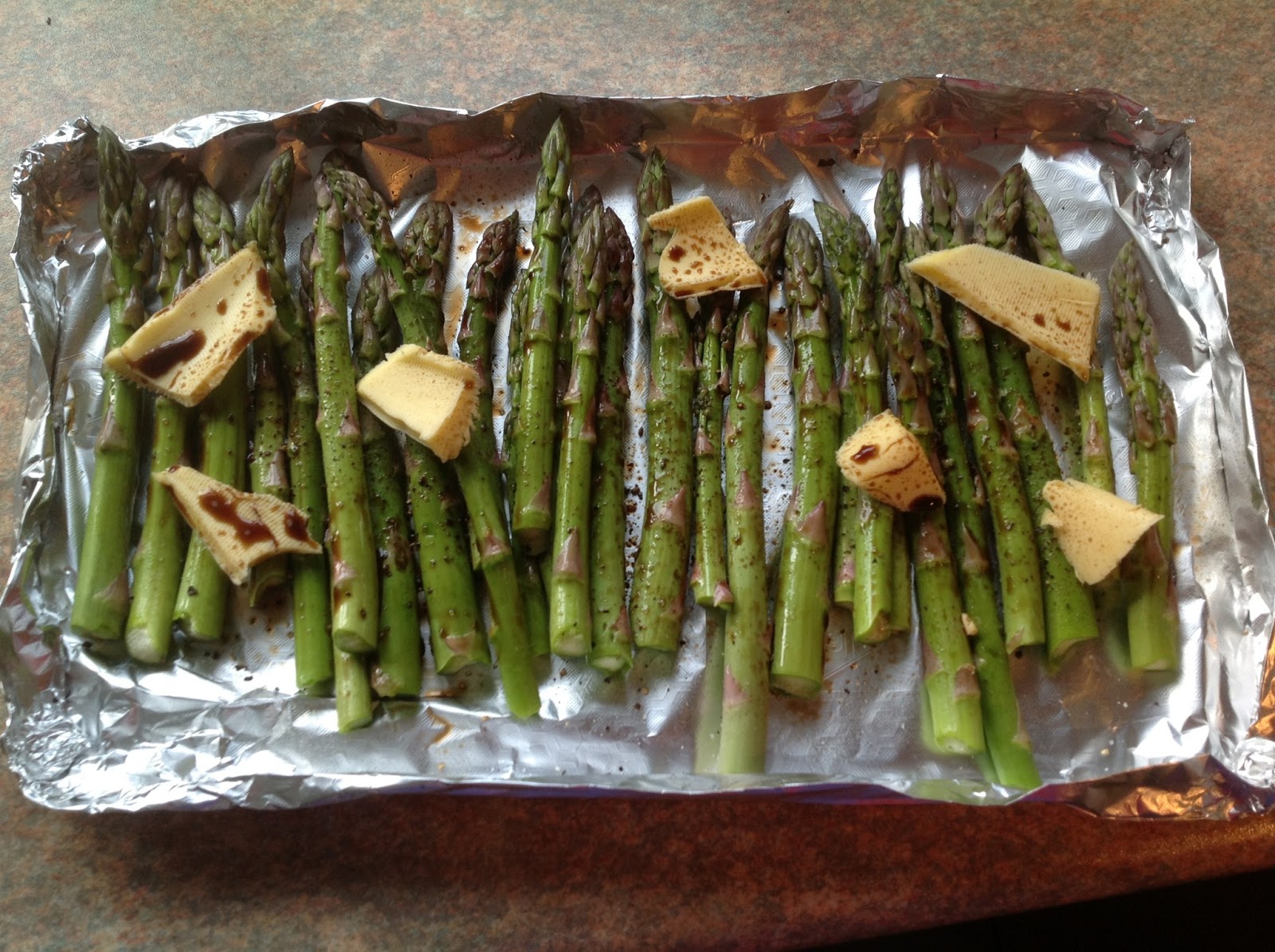 Babaduck Buttery Balsamic BBQ Asparagus