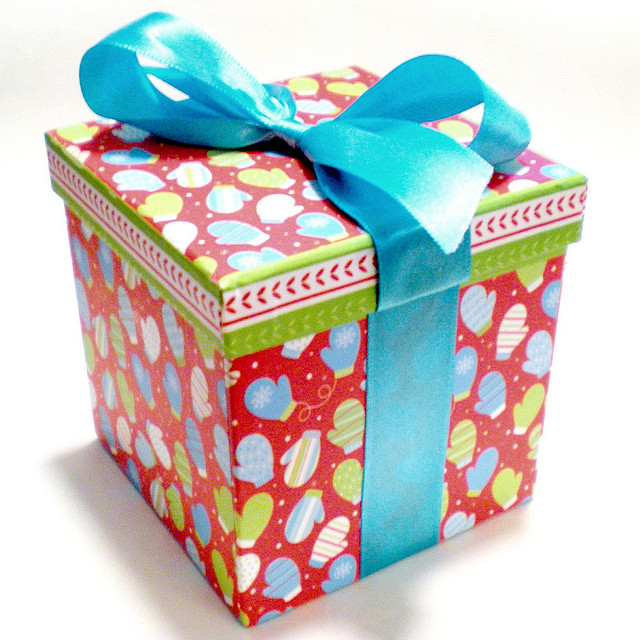 The Adventures of Pam & Frank How to dress up a prewrapped gift box
