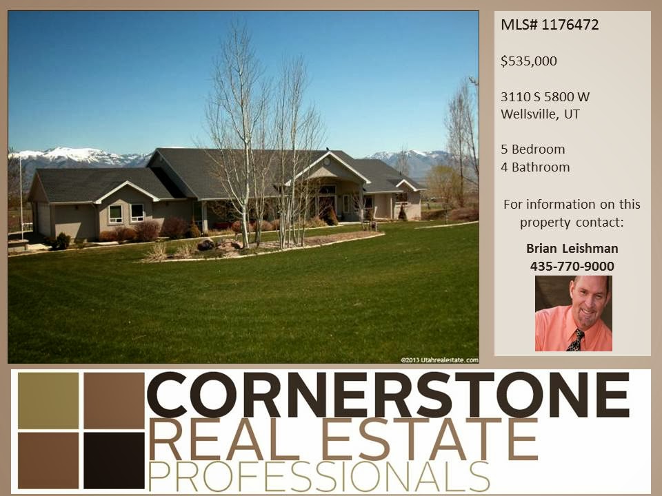 Cornerstone Real Estate Professionals New Listings in Cache Valley