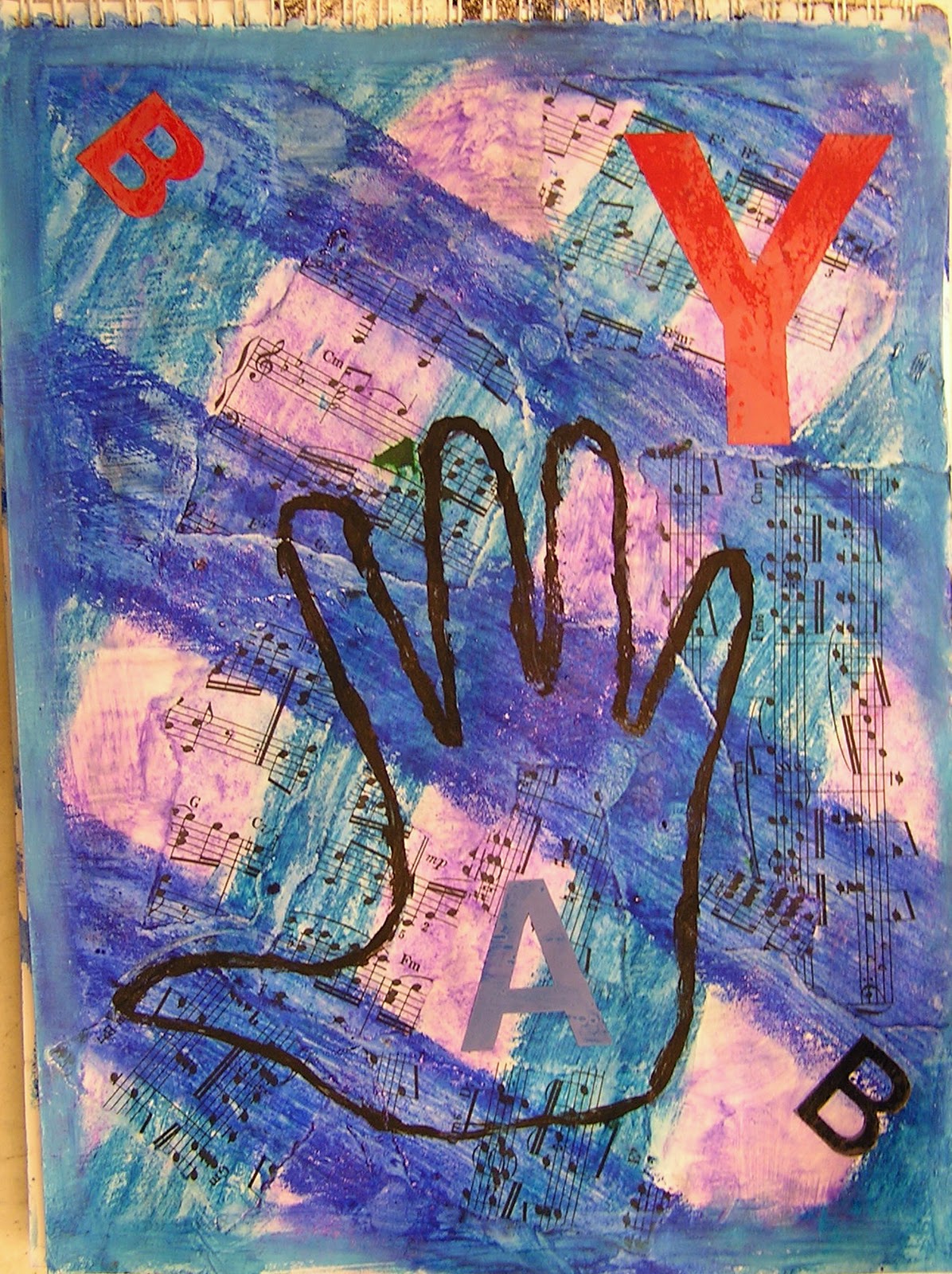 P. C. K. Art Room Sketchbook Collage Covers