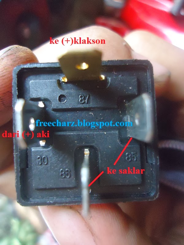 Seputar Sepeda Motor Cara Memasang Relay Klakson Mobil di Motor