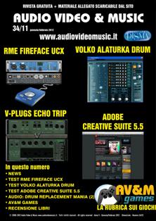 Audio Video & Music 34 - Gennaio & Febbraio 2012 | TRUE PDF | Mensile | Professionisti | Audio Recording | Software | Hardware