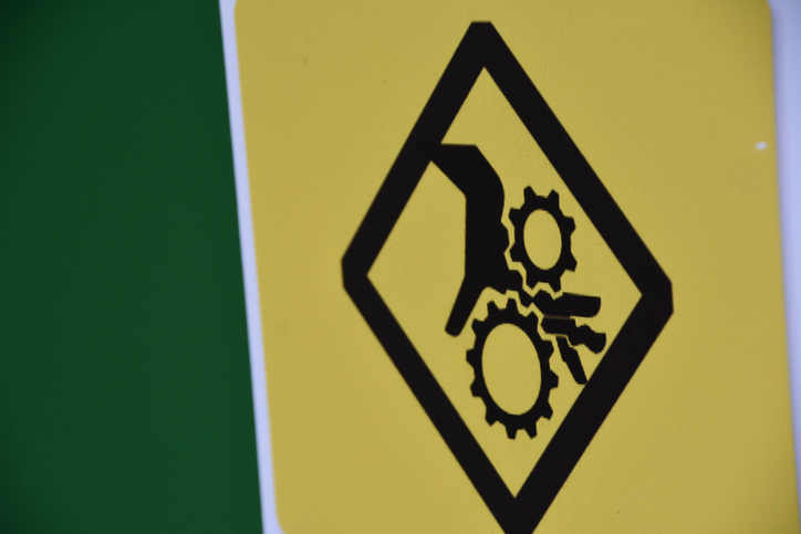 Crushing Symbol ANSI Z535 Product Safety Signs Labels