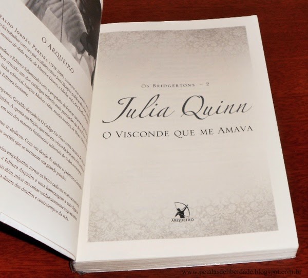 Resenha, livro, O visconde que me amava, Julia Quinn, Arqueiro, trechos, quotes, sinopse, capa, resumo, romance, romance de época