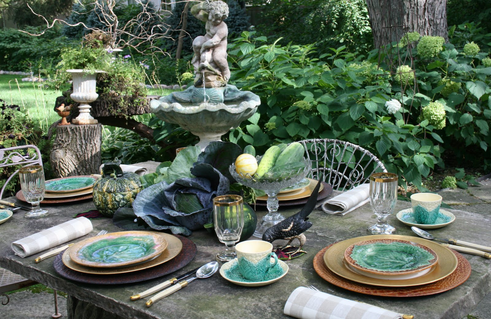 Romancing the Home Vegetable Garden Table Design