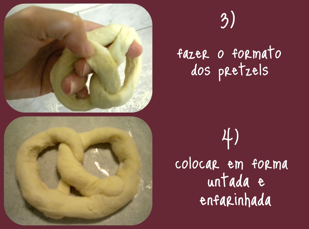 Receitas do Caldeirão Pretzels com canela e açúcar