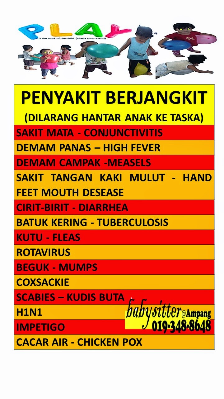 Poster penyakit berjangkit