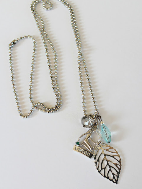 Lose one earring? Don't throw out it's mate! Use it to make this Easy DIY Charm Necklace! Great gift idea too! www.settingforfour.com