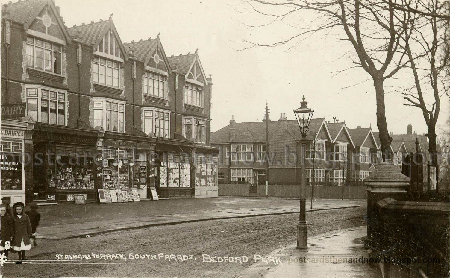 Postcards Then and Now Bedford Park, West London, South Parade, St