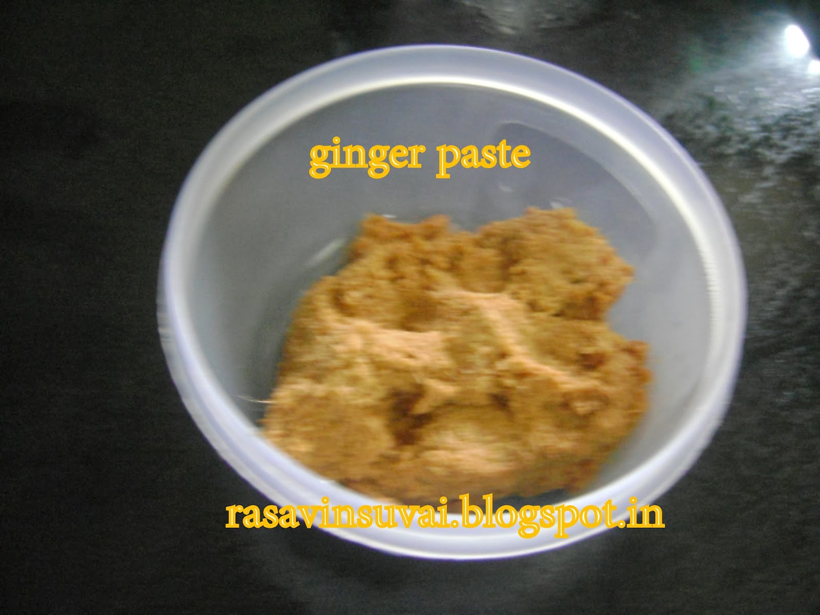 Rasavinsuvai GINGER, GARLIC, GREEN CHILLI PASTE, 3G PASTE