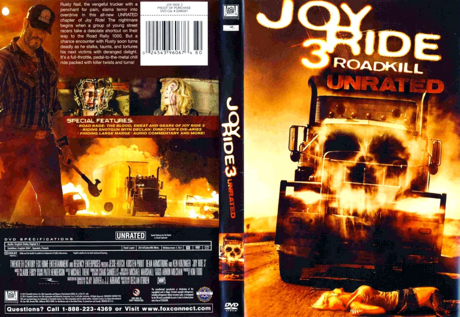 Joy Ride 3 DVD Cover Joy Ride 3 DVD Cover