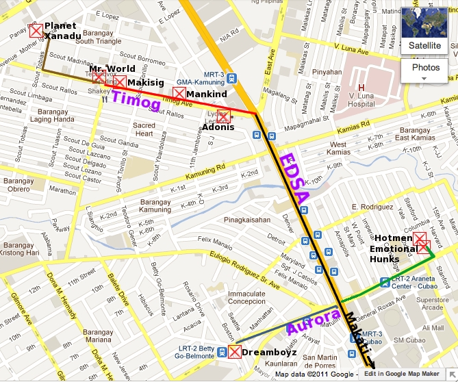 You will see the location of these bars in the map below. You will see the location of these bars in the map below.