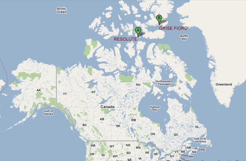 No Fixed Address Flight from Resolute to Grise Fiord