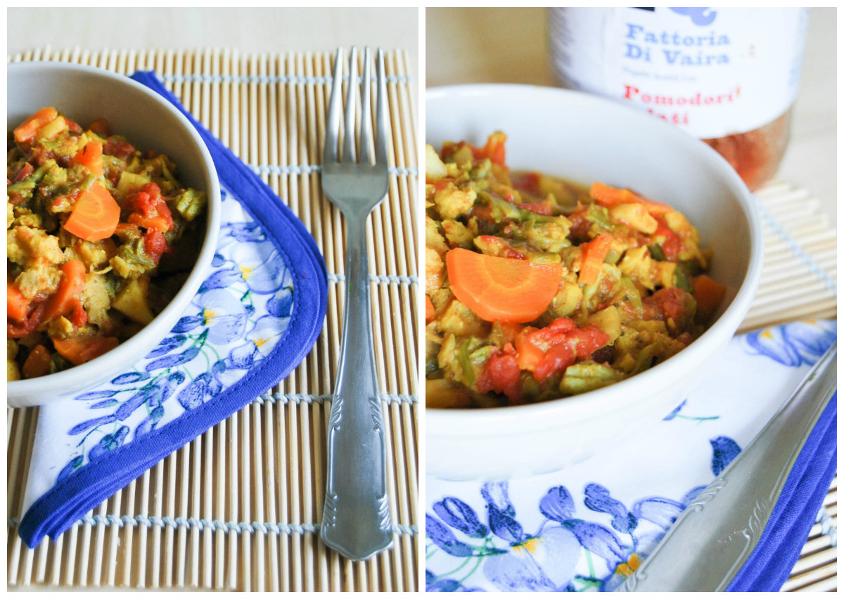 Una gatta in cucina Curry Seitan con verdure