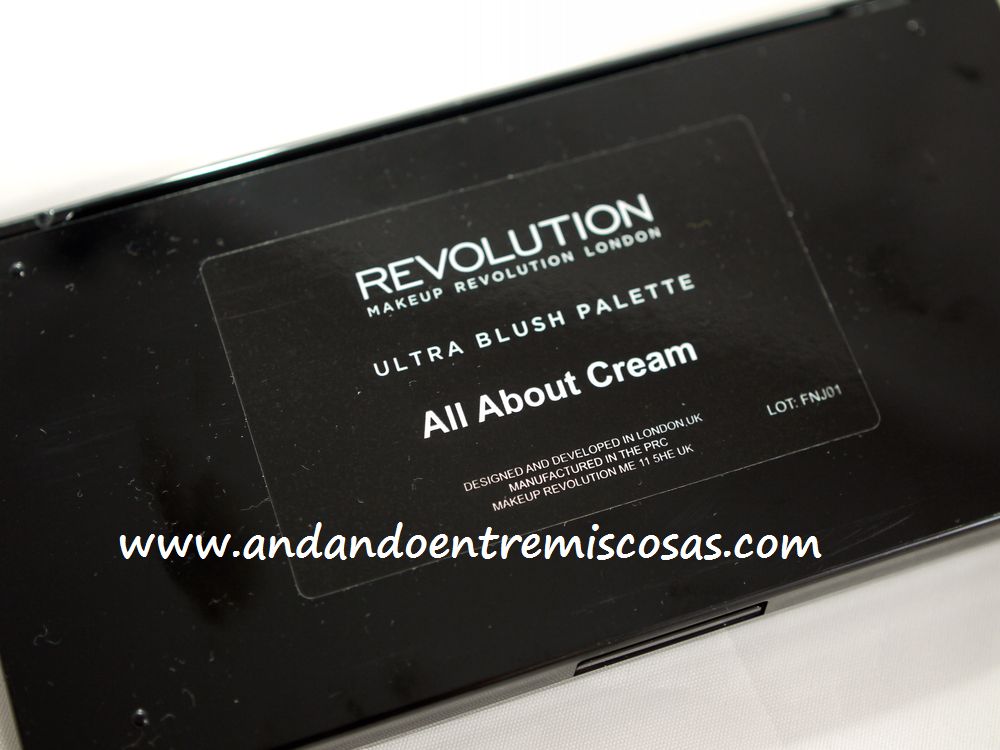 Paleta All About Cream De Makeup Revolution