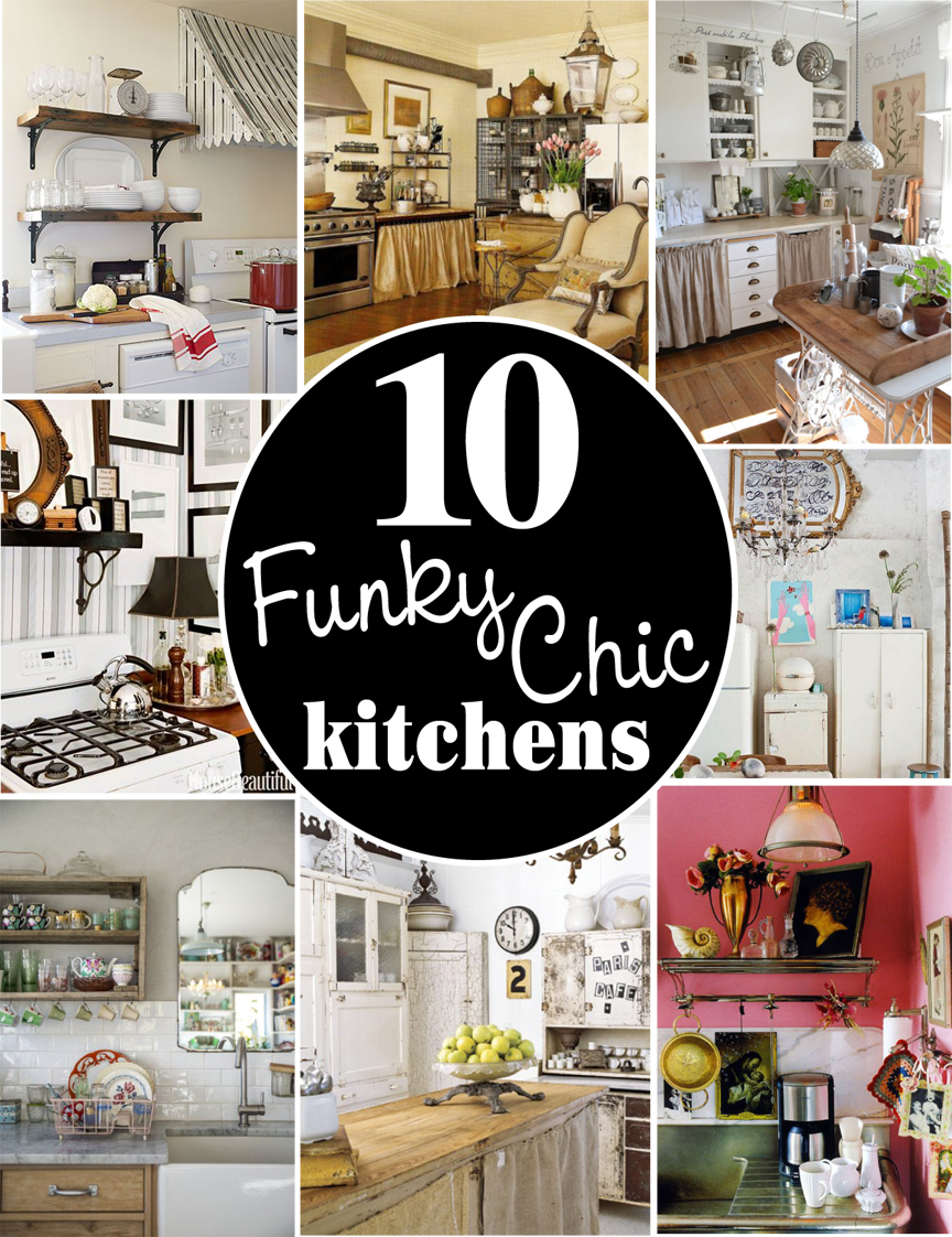 Mod Vintage Life 10 Funky Chic Kitchens