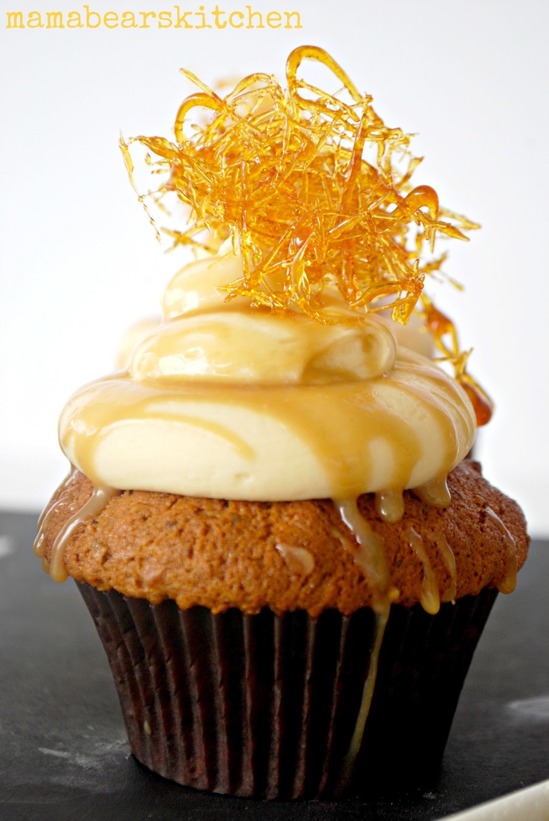 Mama Bear's Kitchen Sticky date cupcakes with butterscotch cream