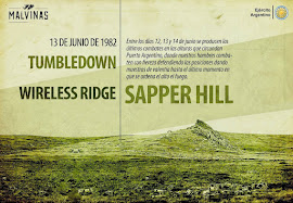ÚLTIMOS COMBATES WILIAMS - TUMBLEDOWN - WIRELESS RIDGE - SAPPER HILL (12-13-14/ 06/1982)