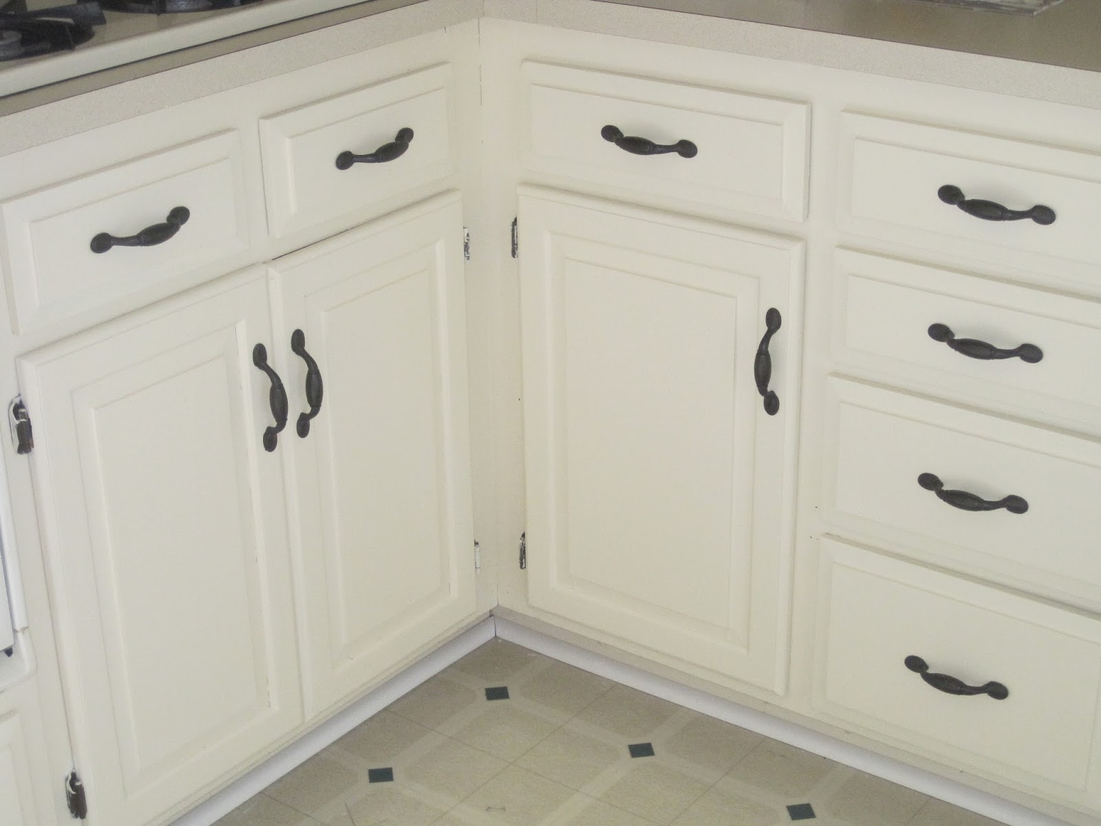 Decorated Chaos How to Paint Drawer Pulls Kitchen Update on a Budget