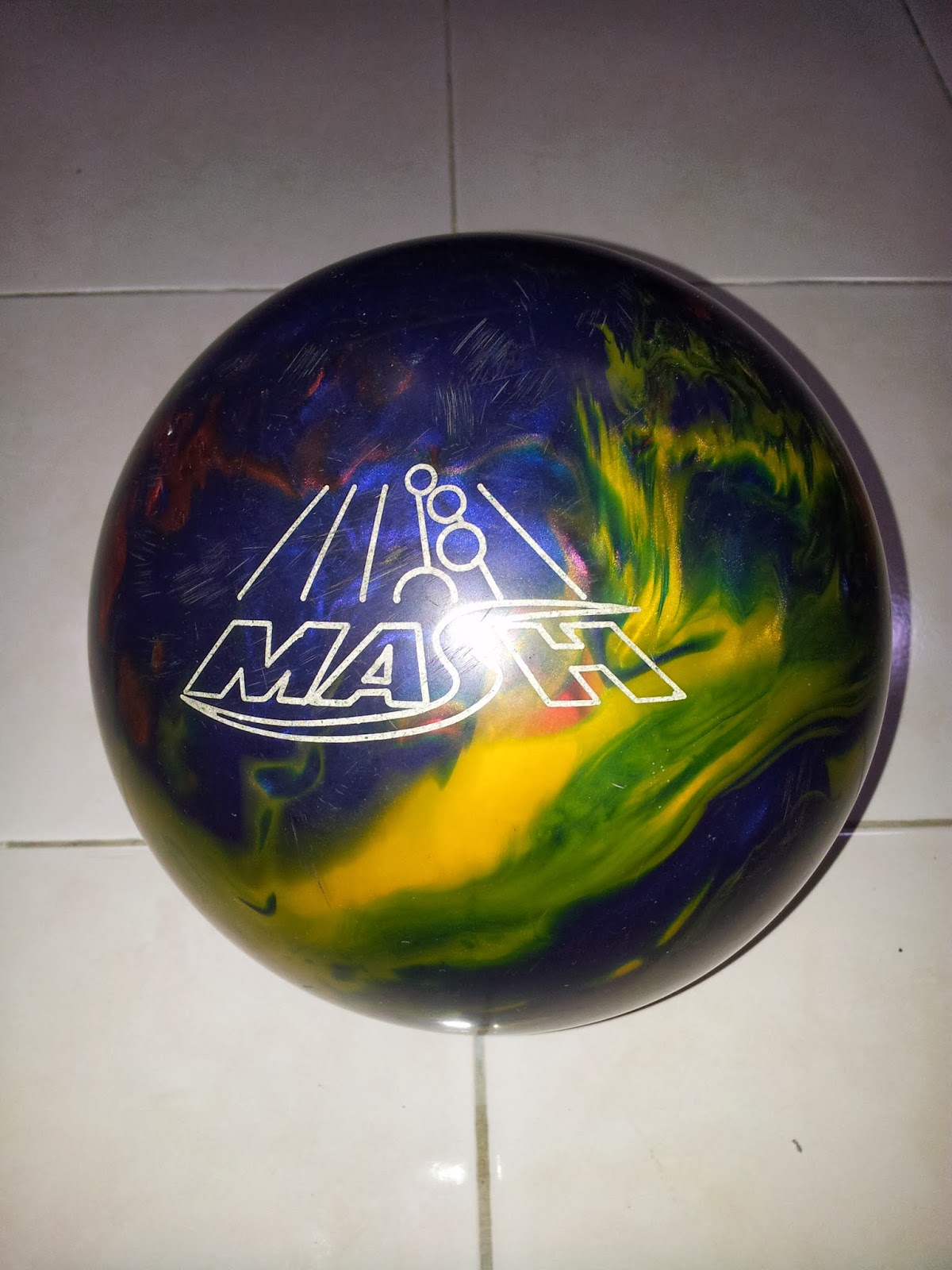 KEDAI BOWLING ONLINE Polyester MASH bowling ball 11 lbs++