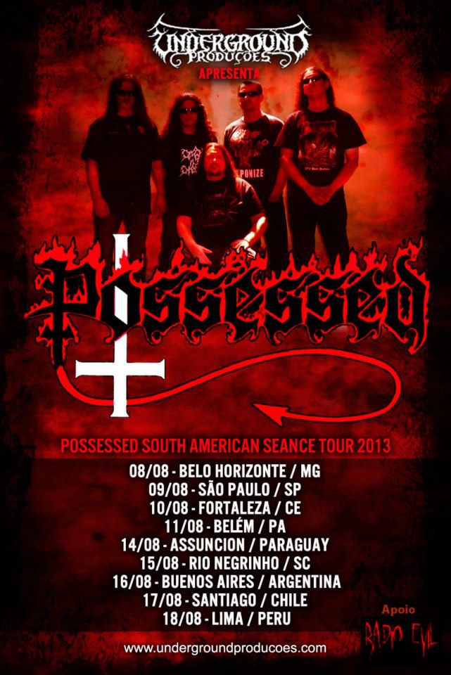 POSSESSED en Lima Los creadores del death metal confirman show