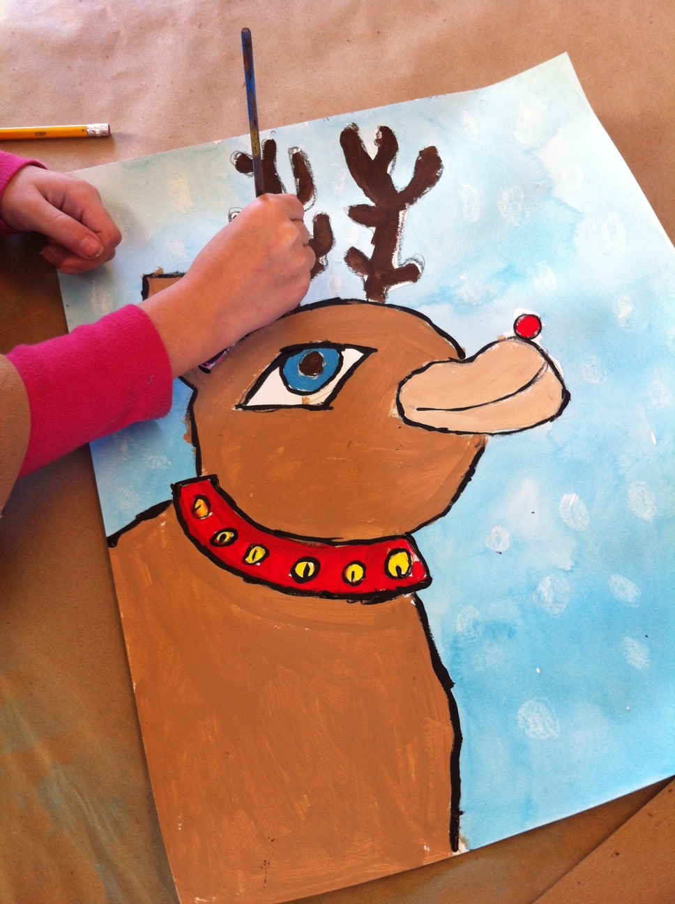 Scribble Art Studio Blog: Fun New Projects!: Crazy Reindeer Project!
