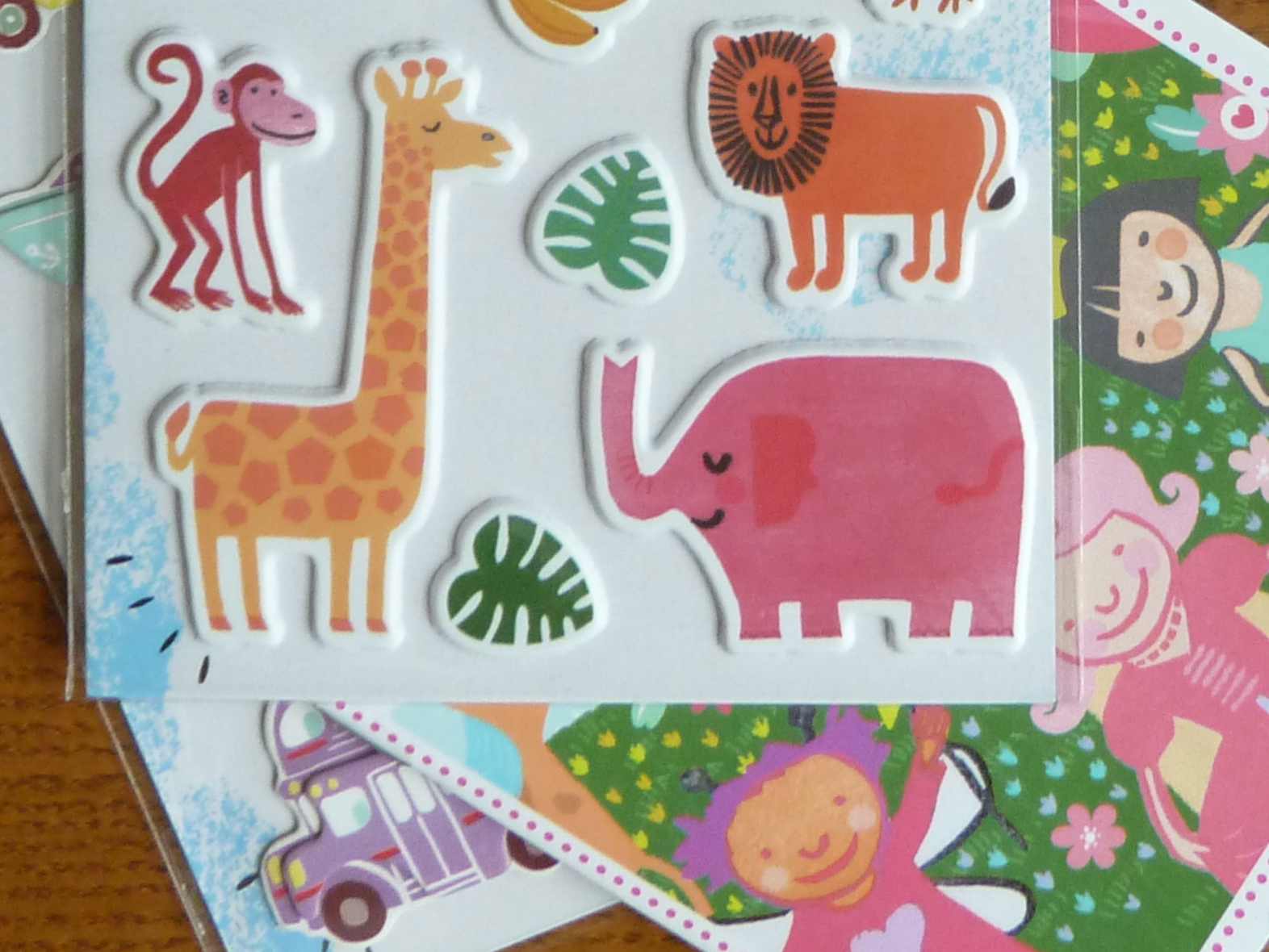 a Stamp a Day stamped stickers for HEMA