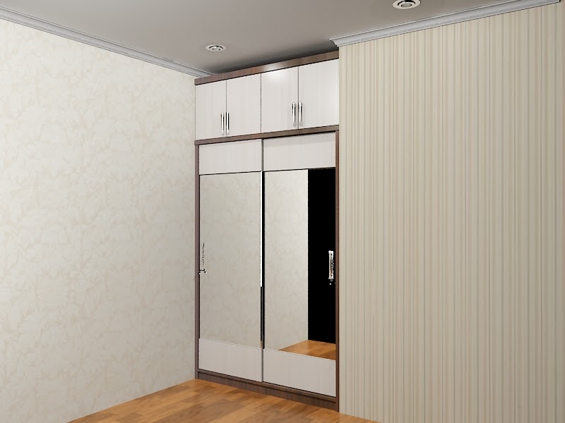 LEMARI SLIDING 2 PINTU Dian Interior Design