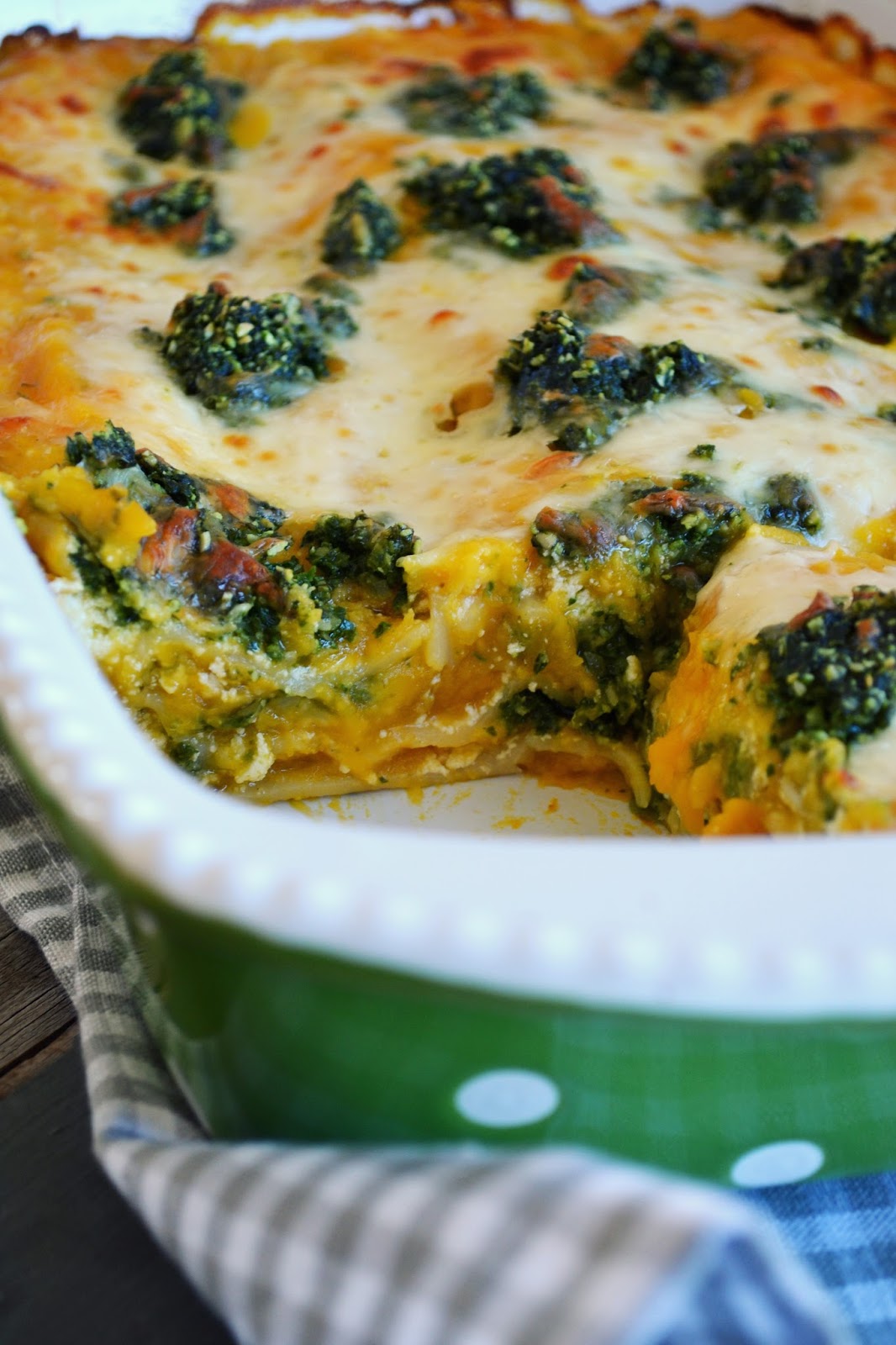 Butternut squash lasagna with spinach pumpkin seed pesto & Catelli giveaway