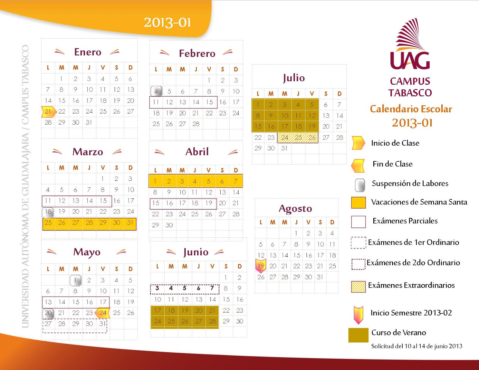 Calendario Uag 2025 Bess Marion