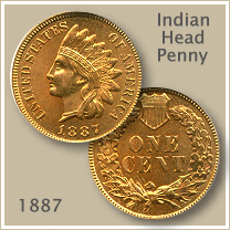 What is the value of an Indian Head penny coin?