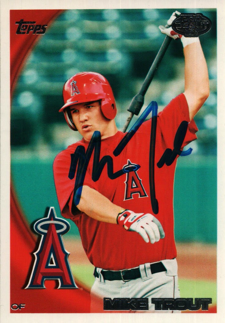 Jackson's Autographs Autographed Card of the Week 11/16/14 Mike Trout