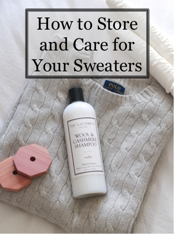 how to care for your wool and cashmere sweaters 