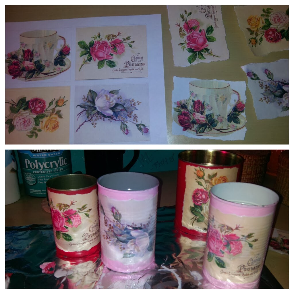 CRAFTY SATURDAY Tin Can Storage Container/Vase