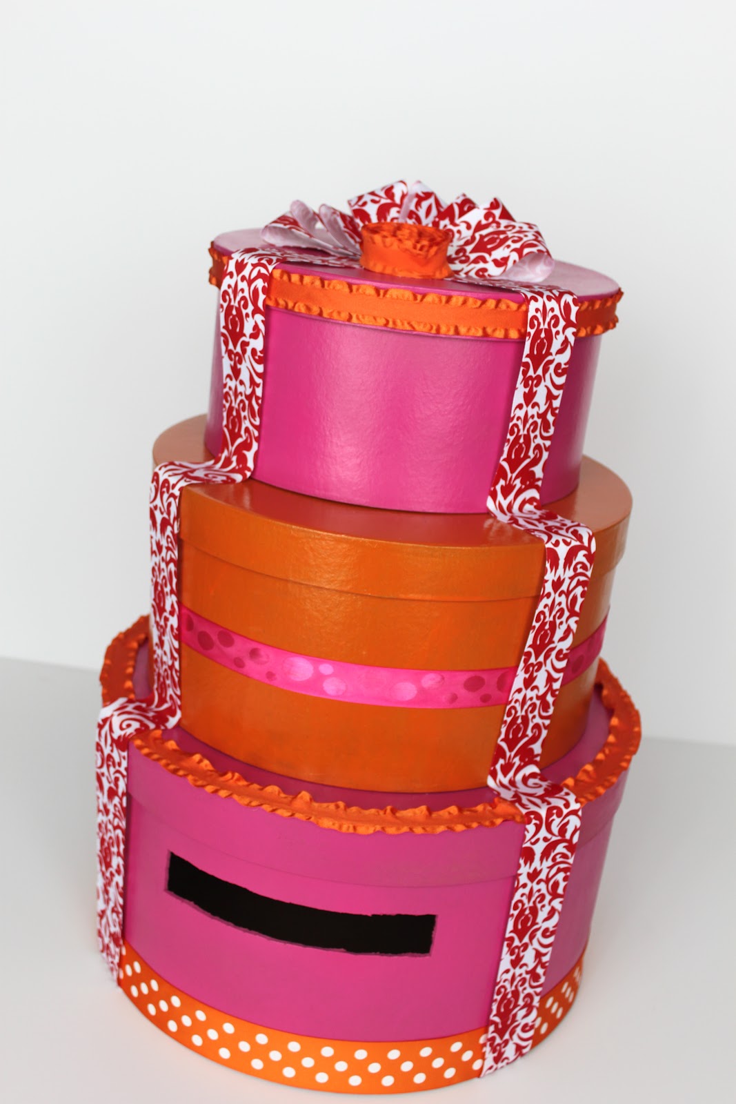wedding cake card box