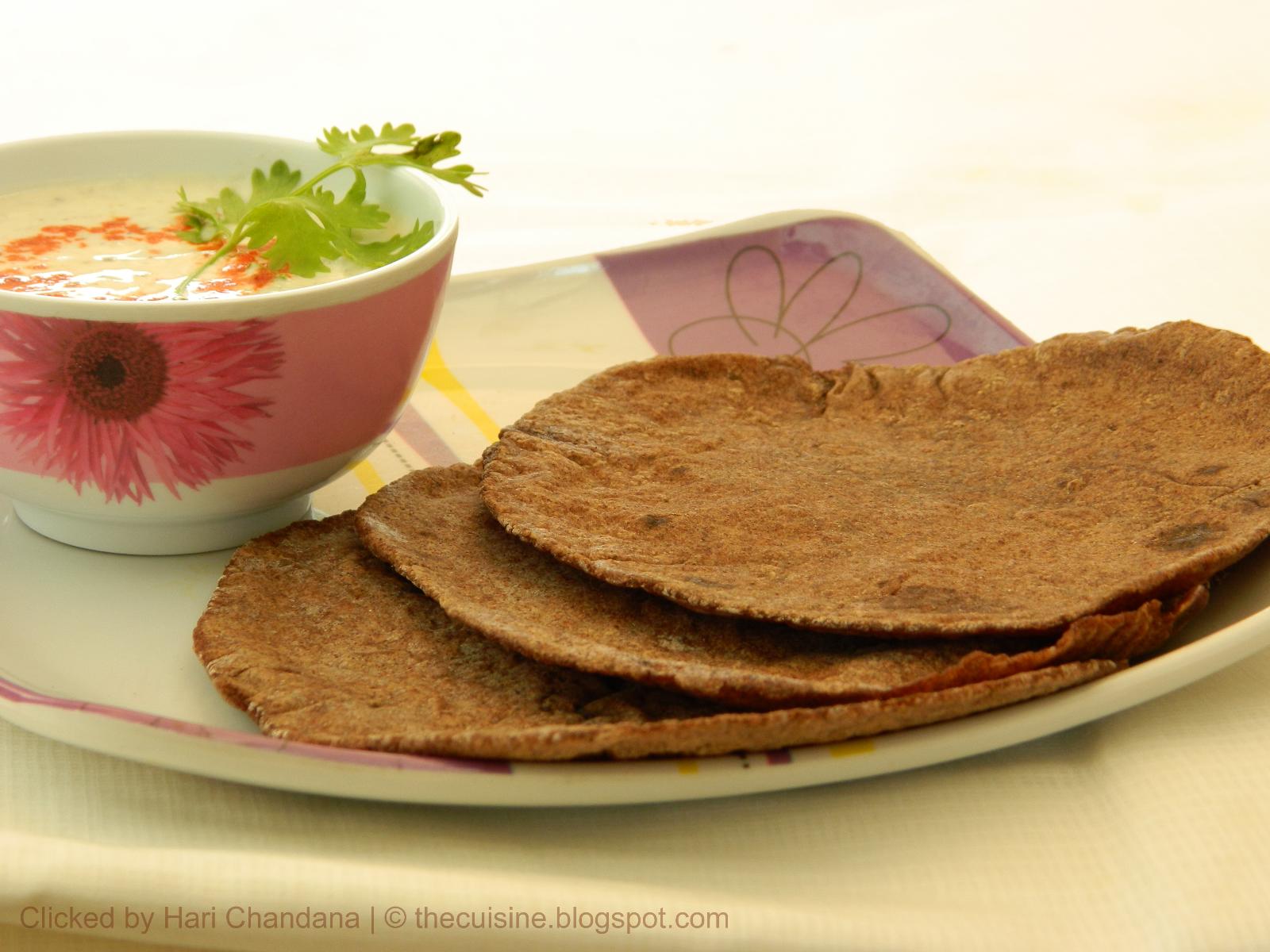 Blend with Spices Ragi Roti Traditional Finger Millet Flat Bread