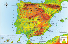 Mapa físico de España