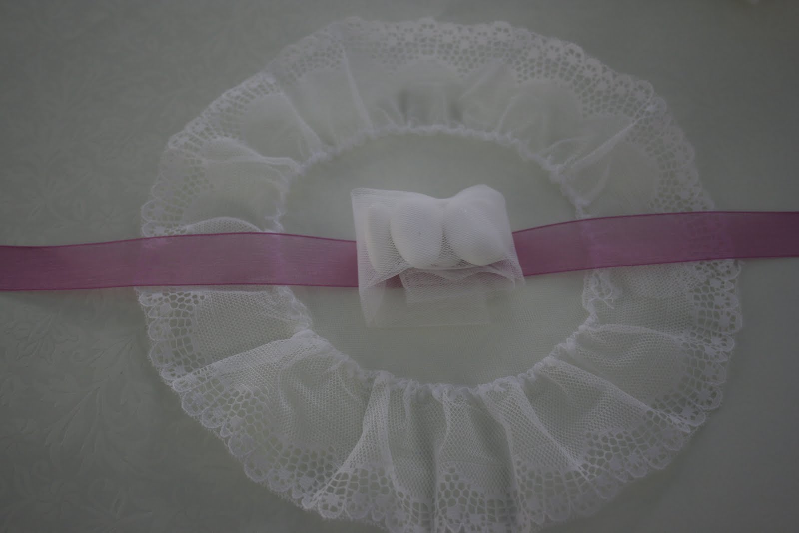 Bomboniere per Amore TUTORIAL bomboniere sacchetti porta confetti tulle tondo e pizzo con