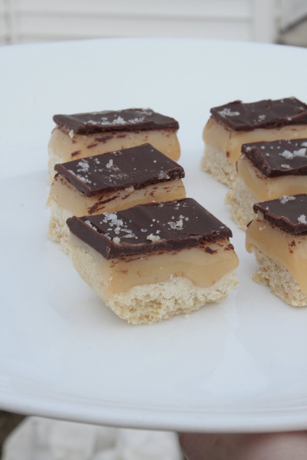 Indigo Scones Salted Caramel Chocolate Shortbread Bars