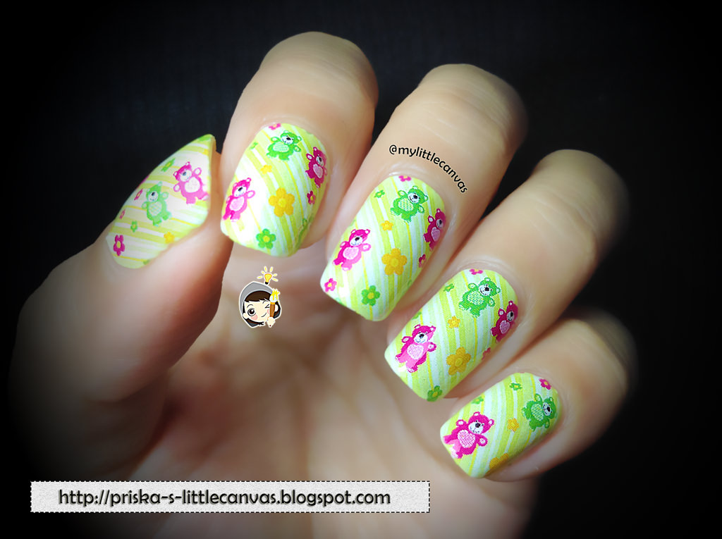 Mylittlecanvas Gift Wrapper Inspired Nail mylittlecanvas gift wrapper inspired nail
