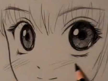 Manga Eyes - 4 Different Ways