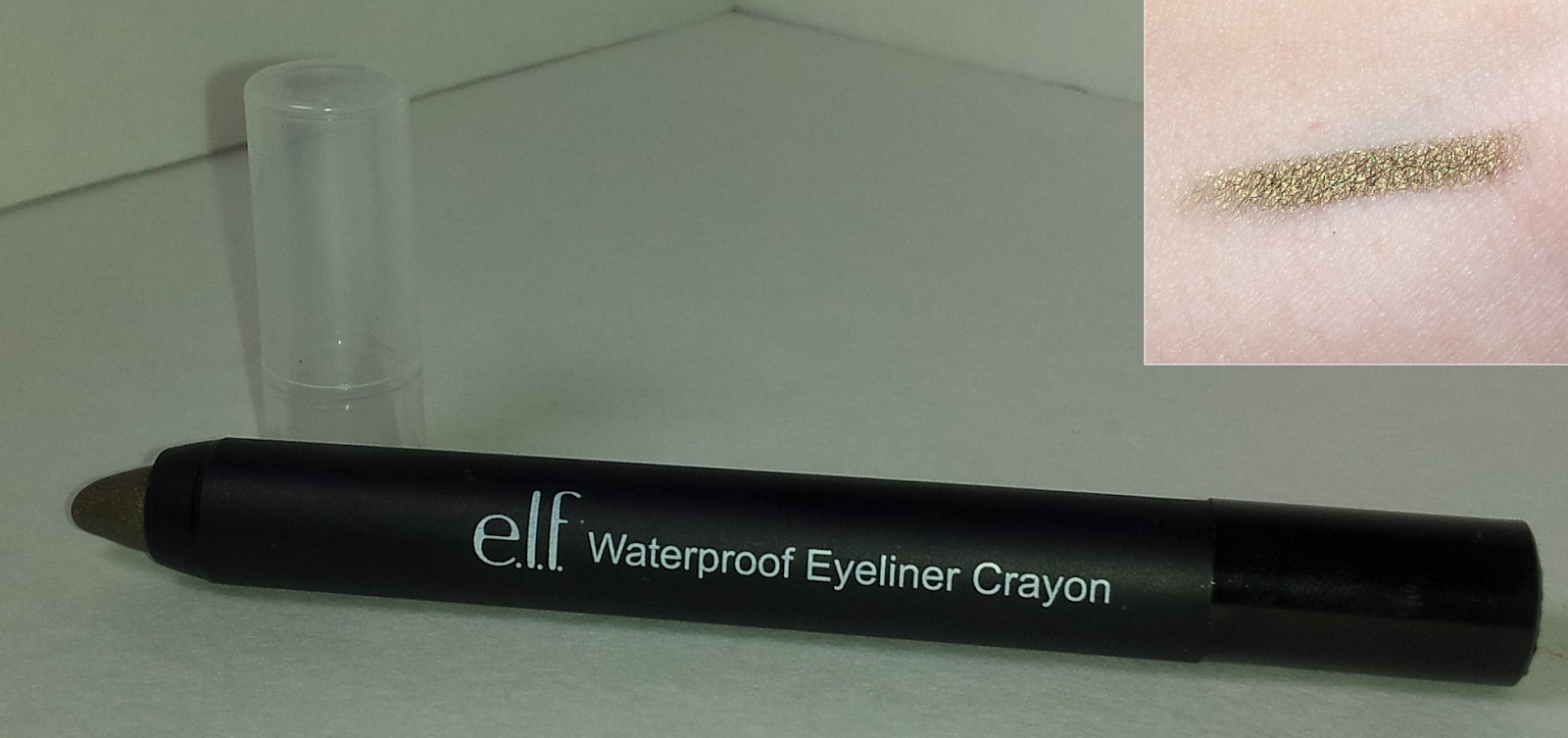 Lainamarie91 Review ELF Waterproof Eyeliner Crayon Moss