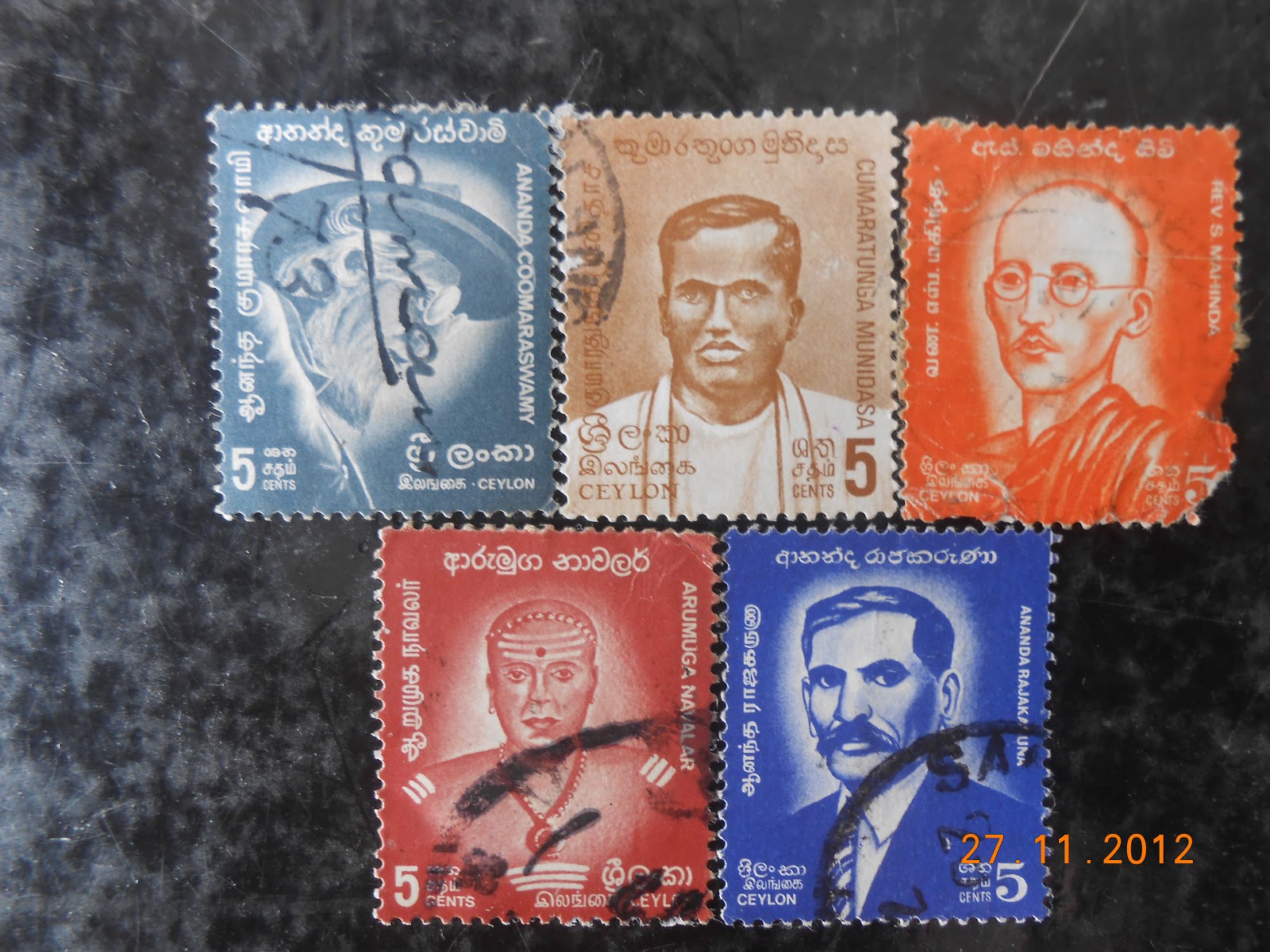 OLD Is GOLD Ceylon Stamp