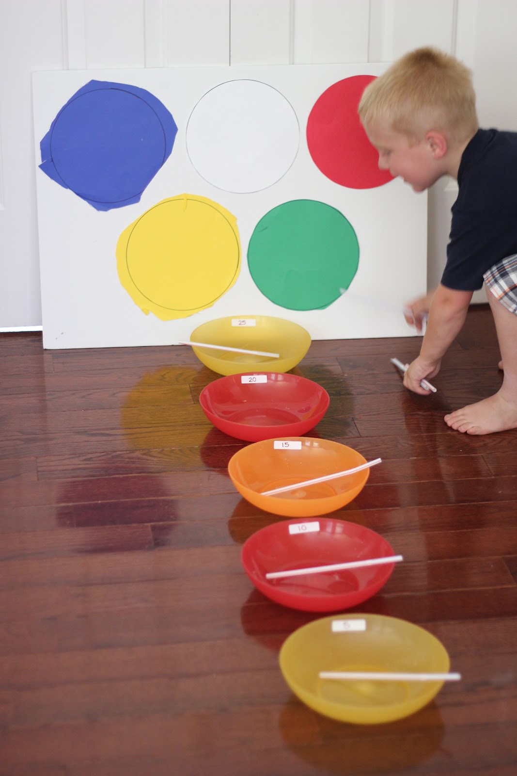 Toddler Approved! Kid Bloggers Go Olympics Straw Javelin Throw