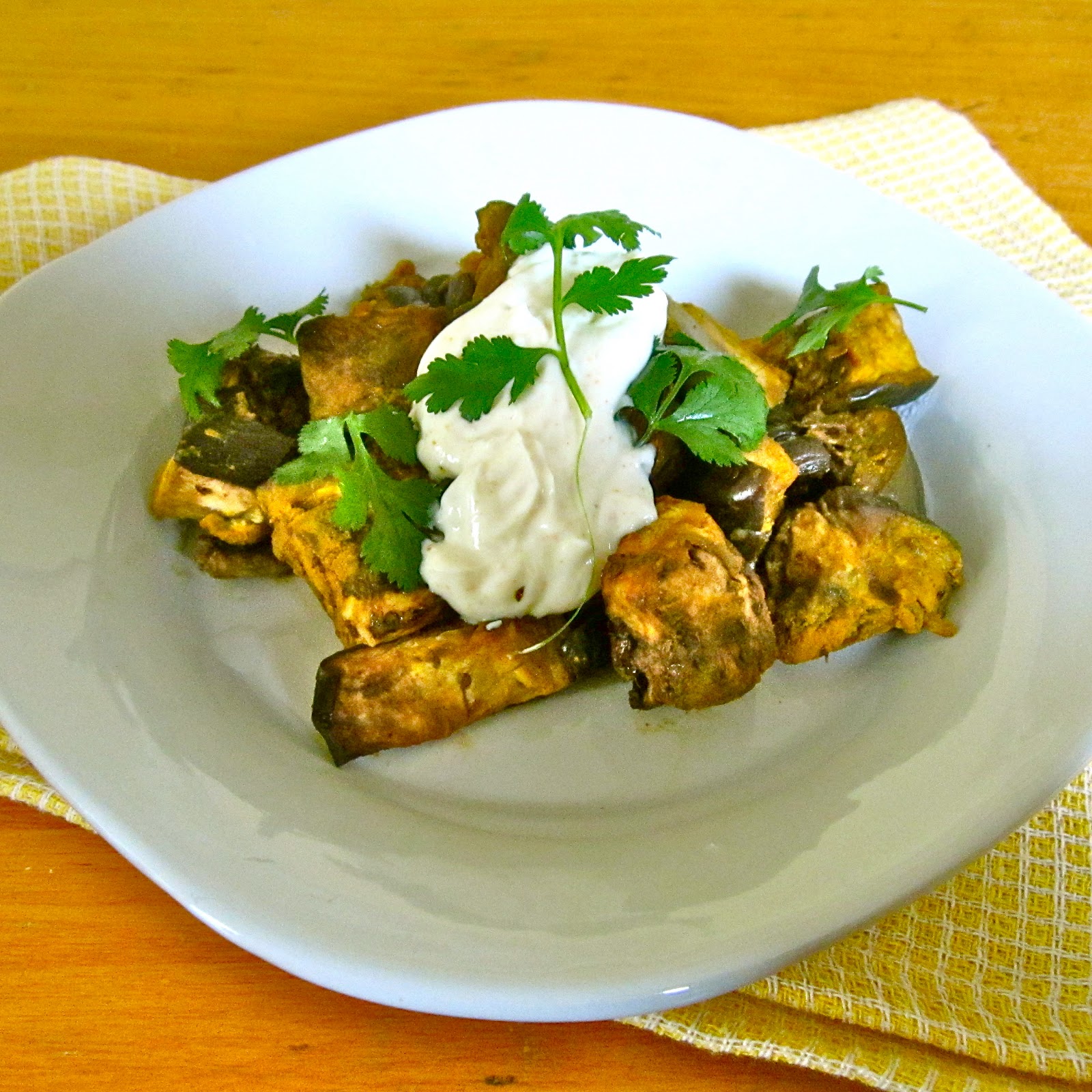 IndianStyle Curried Eggplant in the Slow Cooker Veggie Wonder