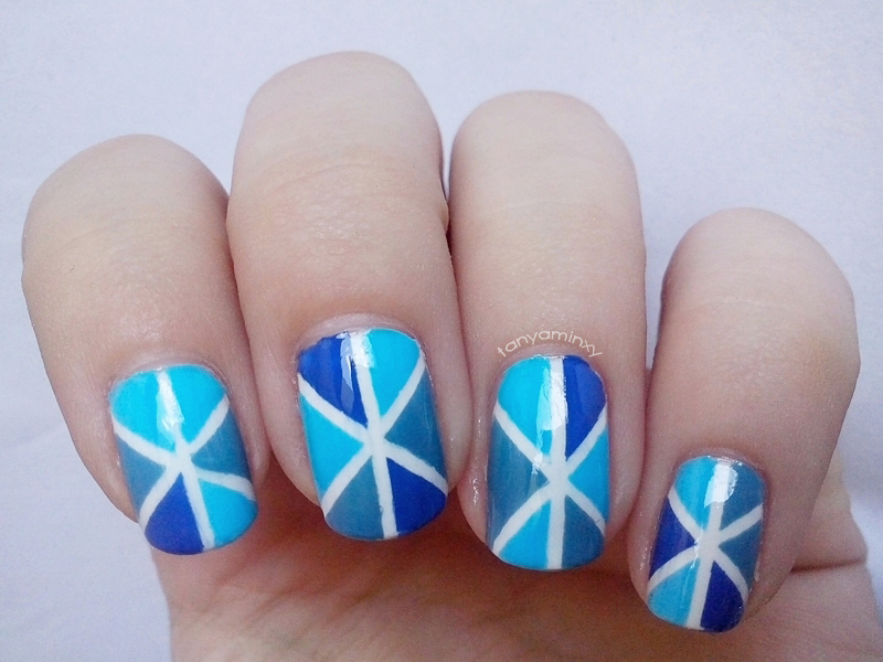 tanyaminxy 31DC2014 Day 26: Inspired By A PATTERN - Striping Tape Nails Born Pretty Store