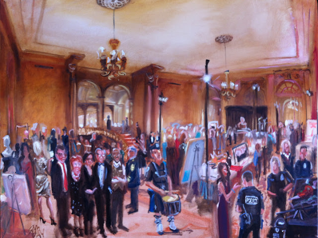 Sam Day Live Event Painting: 2013 Evening of Hope Gala Auction Live Event Painting - Sam Day